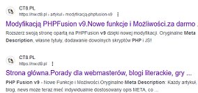 oryginalne meta description