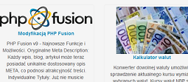 Generator paneli dla PHP Fusion v9